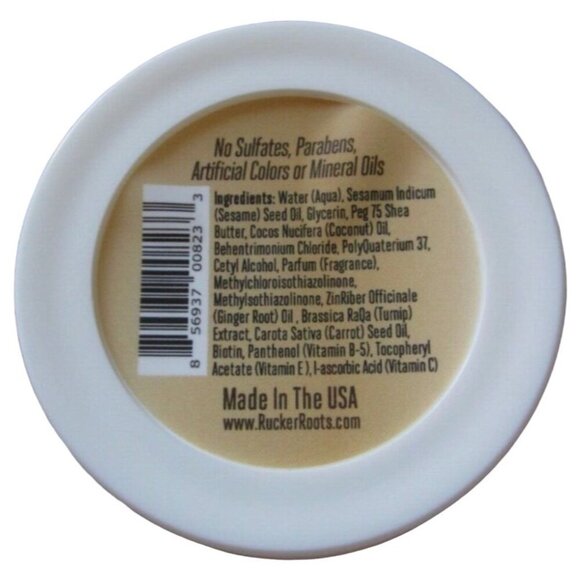 Rucker Roots GTC Curly Hair Cream Ginger Turnip Carrot All Curl Types 0.75oz - Picture 2 of 2